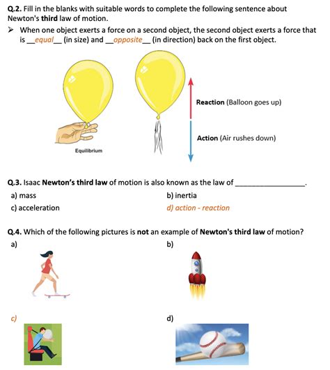 Newtons 3rd Law Worksheets Lesson Worksheets Newton S 3rd Law Worksheet - Newton's 3rd Law Worksheet