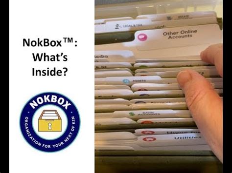 next of kin box contents