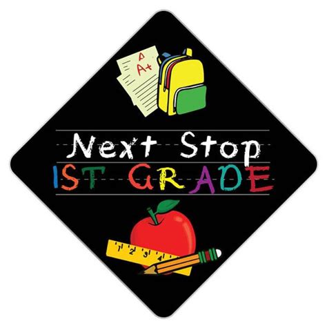 Next Stop 1st Grade   Elementary Graduation Cap Next Stop First Grade Tassel - Next Stop 1st Grade