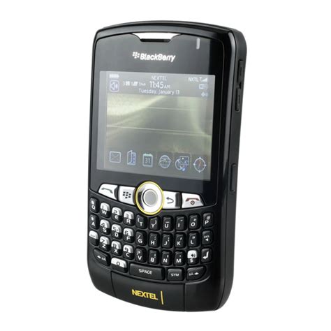 Download Nextel Blackberry Curve User Guide 