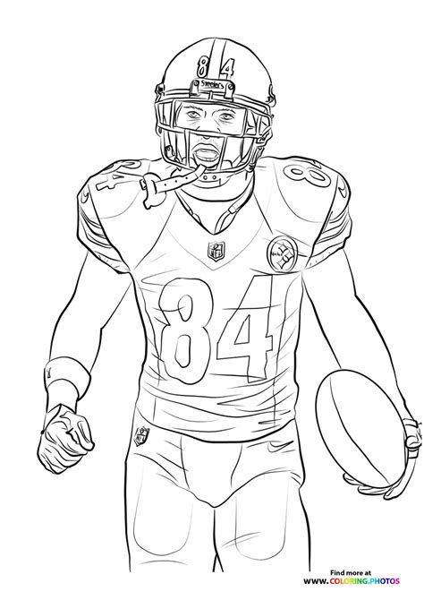Nfl Football Coloring Pages For Kids Free And Coloring Pages Of Football - Coloring Pages Of Football