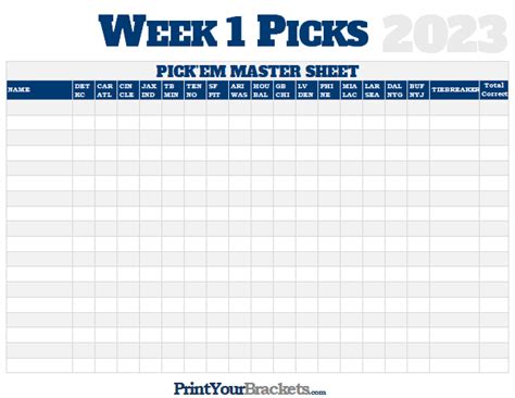 The Favorites Pick 'Em Contest: NFL Week 8 Tiebreaker Strategy