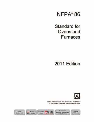 Full Download Nfpa 86 Standard For Ovens Furnaces 2011 Edition 