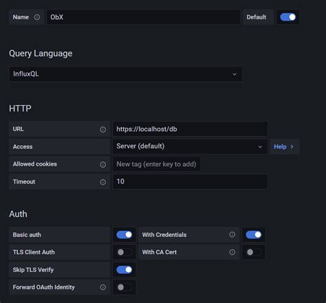 nginx config for using grafana, Influxdb via reverse proxy with ...