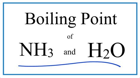 Nh3 Boiling Point
