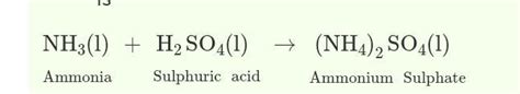 Nh3 H2so4