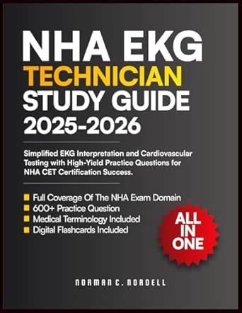 nha ekg technician study guide