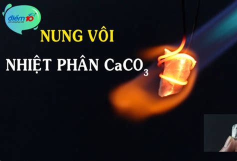 nhiệt phân caco3 | Cho phn ng nhit phn CaCO 3