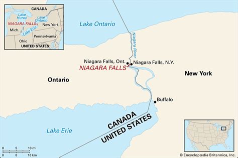 Niagara Waterfall Map