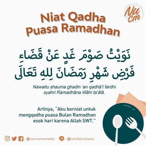 niat nyaur puasa ramadhan