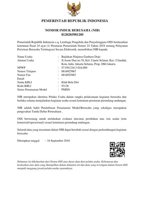 nib perorangan | Danh sch cu hi Cng ty c