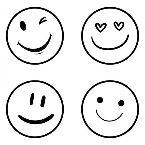 nice First Graphical Emoticons Smiley Coloring Page Easy Doodles