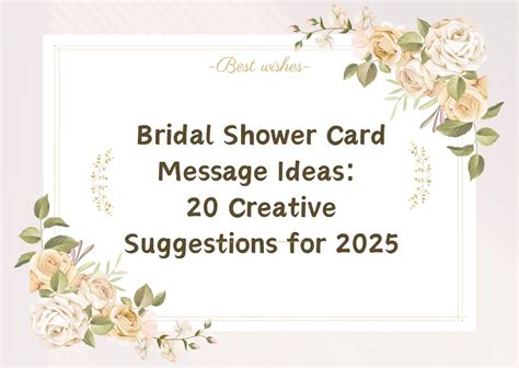 Nice Message For Wedding Shower