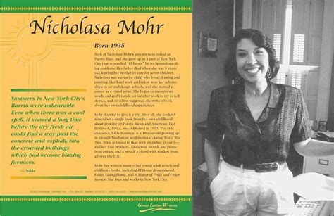 nicholasa mohr biography sample