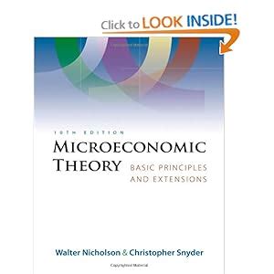 Download Nicholson And Snyder Microeconomic Theory Solutions Manual 