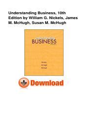 Read Online Nickels Mchugh Mchugh Understanding Business 10E Pdf 