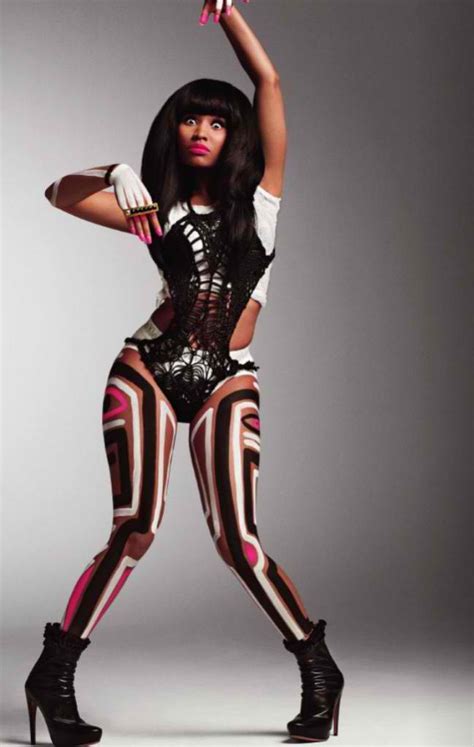 Nicki Minaj Paint Photoshoot