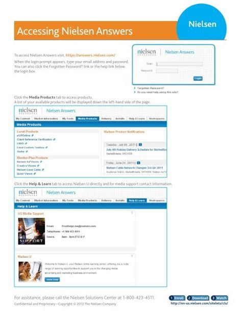 Download Nielsen Answers User Guide 
