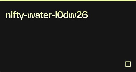 nifty-water-2rk1gp - Codesandbox