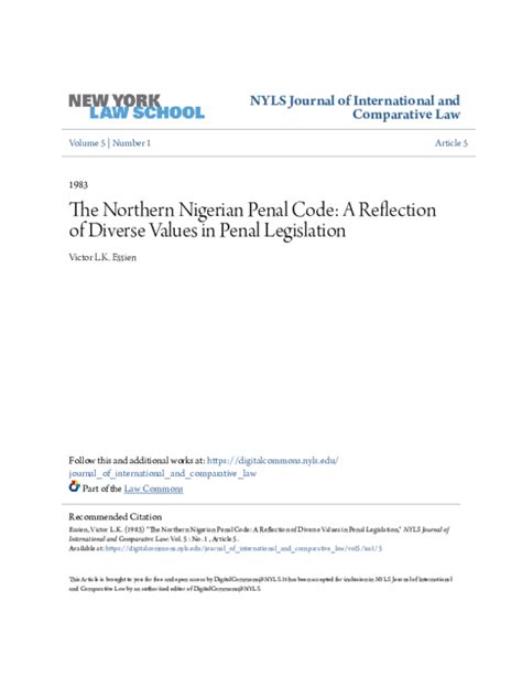 nigerian penal code