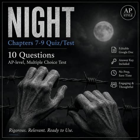 Night Supplementary Material Test Chapters 1 3