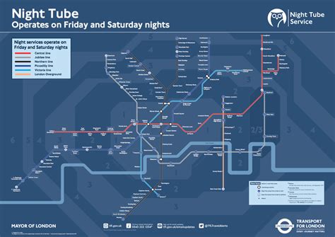 Night Tube Map