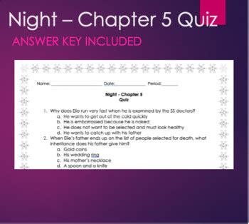 Read Online Night Chapter 5 Study Guide Answers 