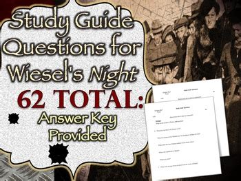 Full Download Night Elie Wiesel Study Guide Questions Answers 