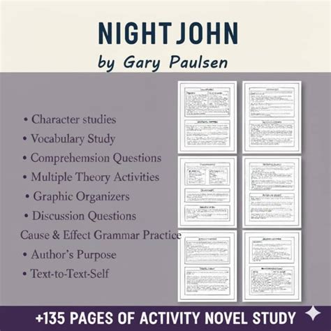 Nightjohn Test Questions