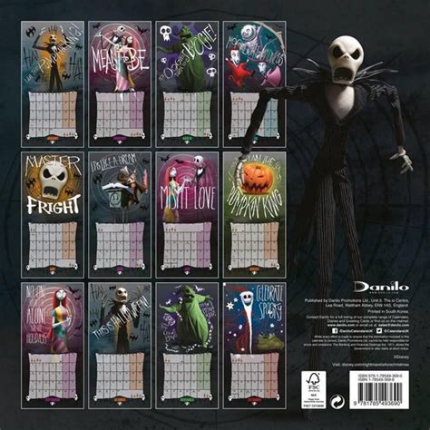 Read Online Nightmare Before Christmas Official 2018 Calendar Square Wall Format 