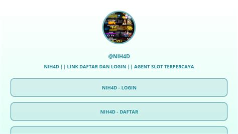 NIH4D LINK | Link Slot Gacor Viral Amanah