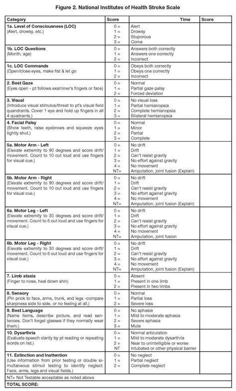 Nihss Stroke Scale Answers