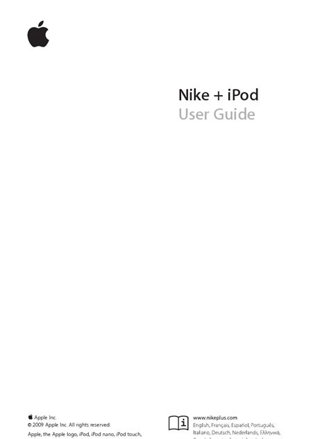 Read Online Nike Ipod User Guide 