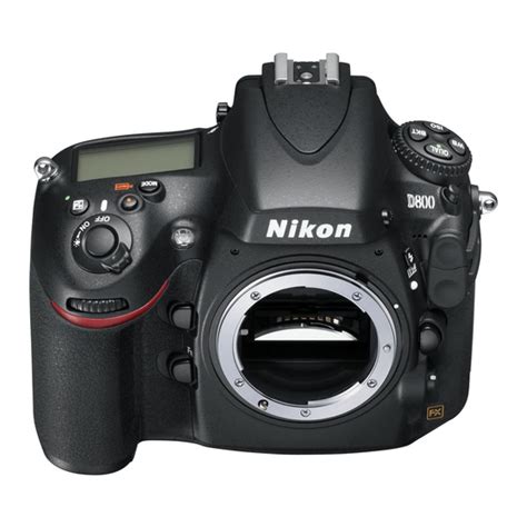 Nikon D800 User Manual