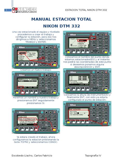 nikon dtm 332 manual