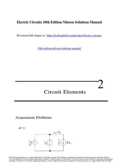 Read Online Nilsson Electric Circuits Solutions Scribd 