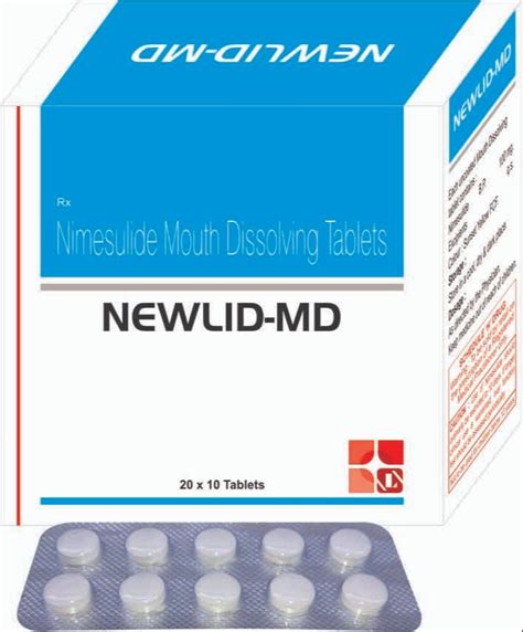 Nimesulide Mouth Dissolving Tablets