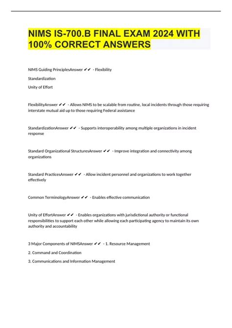 Download Nims Is 700 Test Answers 