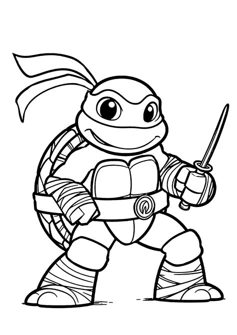 ninja turtle coloring pages
