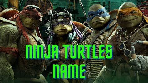 Ninja Turtles Names Based On