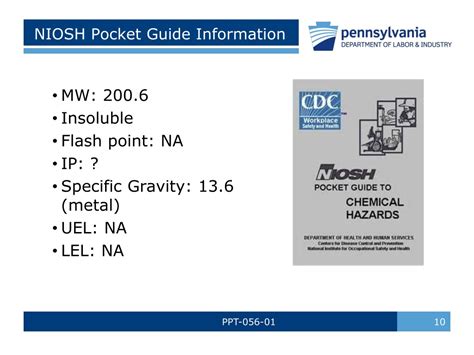 Download Niosh Pocket Guide Ppt 