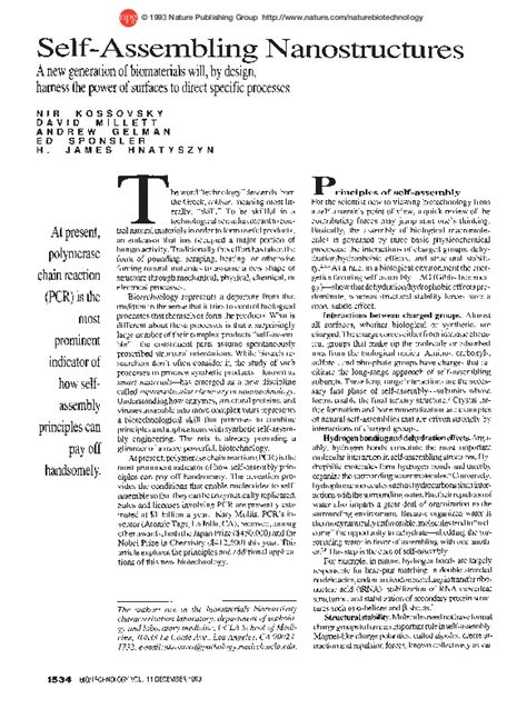 nir kossovsky biography examples