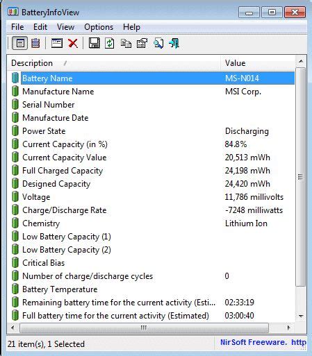 nirsoft battery info view