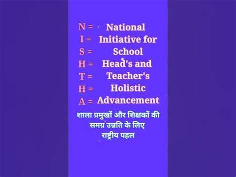 Nishtha Full Form