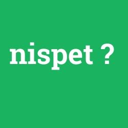 nispet nedirs