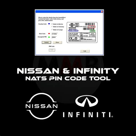 nissan nats pin code radio