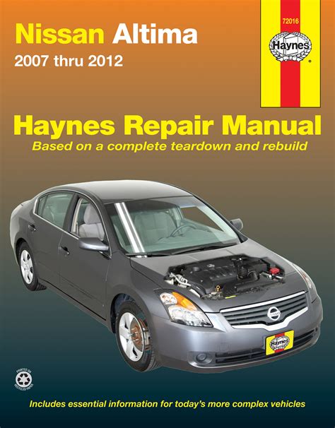 Full Download Nissan Altima Repair Guide 