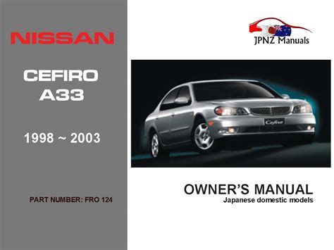 Read Nissan Cefiro Manual 