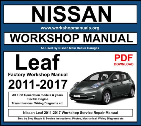 Full Download Nissan Leaf Maintenance Guide 