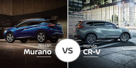 Nissan Murano vs Honda CR-V: Which Crossover SUV Reigns Supreme?